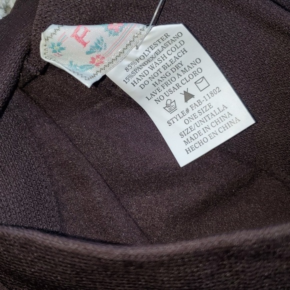 Brown fleece lined leggings - Picture 6 of 8